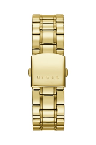 Montre à quartz en acier - Doré