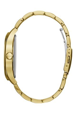 Montre à quartz en acier - Doré