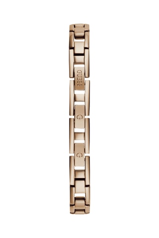 Montre à quartz en acier - Doré rose