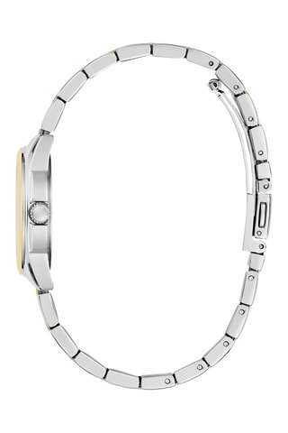 Montre à quartz en acier - Argenté et doré