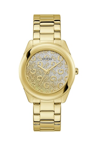 Montre à quartz en acier - Doré