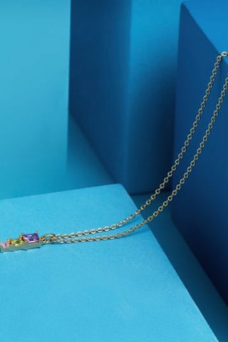 Collier - Argent et zircons