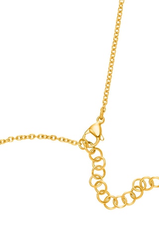 Collier doré à l'or jaune - Malachite
