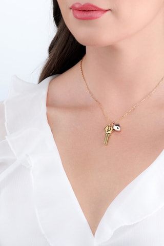 Collier doré à l'or jaune et doré à l'or rose
