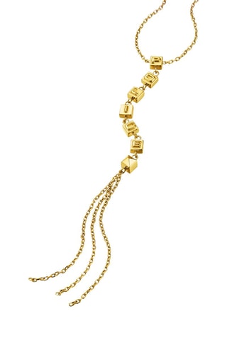 Collier doré à l'or jaune