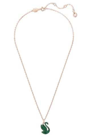 Pendentif Swan - Plaqué or rose