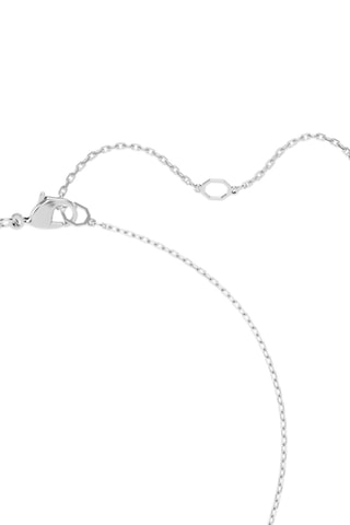 3 pendentifs ornés de cristaux Swarovski  - Argenté et blanc