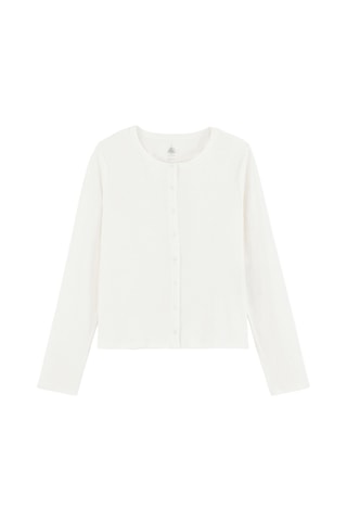 Cardigan en lin - Blanc