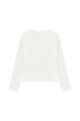 Cardigan en lin - Blanc