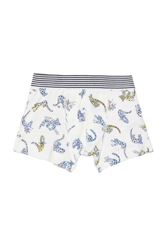 Boxer - Blanc et bleu