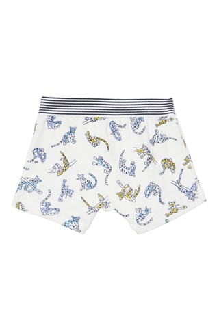 Boxer - Blanc et bleu