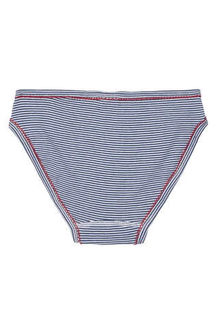 Culotte - Bleu marine et blanc