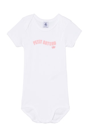 3 bodys - Rose et blanc