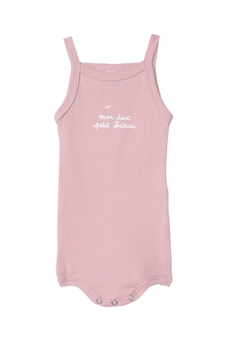 3 bodys - Rose et blanc
