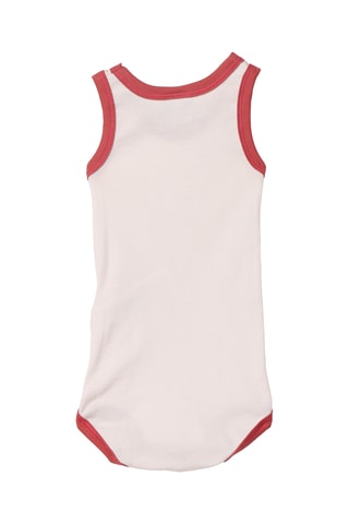 3 bodys - Rouge et blanc