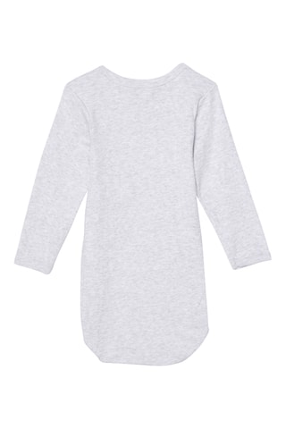 3 bodys - Gris, blanc et bleu