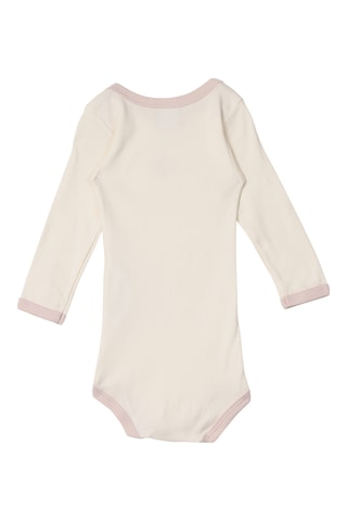 3 bodys - Blanc et rose