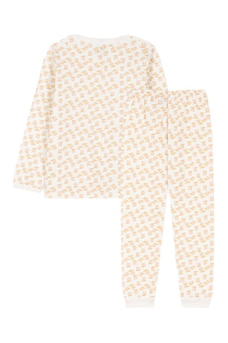 Pyjama - Blanc et orange