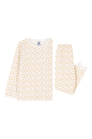 Pyjama - Blanc et orange