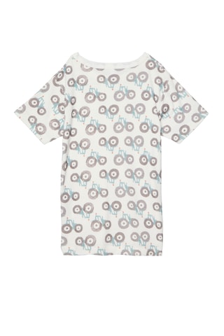 T-shirt - Gris et bleu