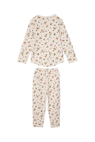 Pyjama - Beige et vert