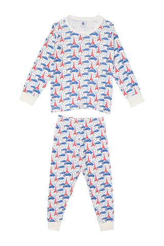 Pyjama - Blanc et bleu