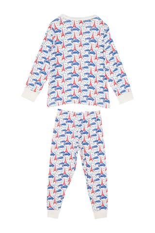 Pyjama - Blanc et bleu