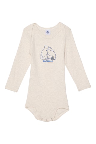 3 bodys - Blanc et beige