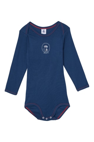 3 bodys - Bleu marine et blanc