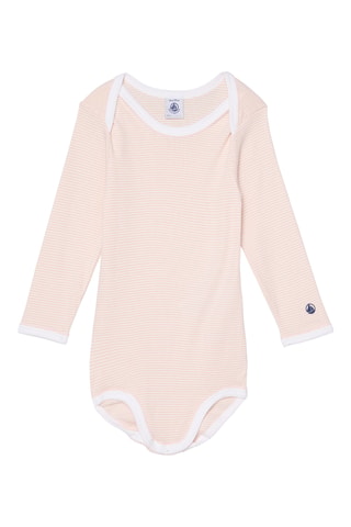 3 bodys - Rose et blanc