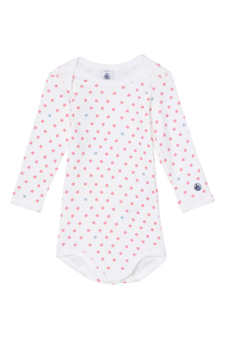 2 bodys - Rose et blanc