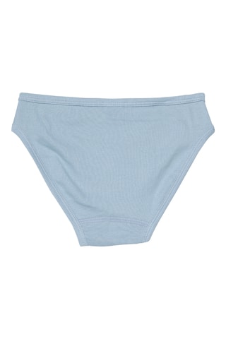 3 culottes - Bleu-gris et blanc