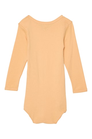 3 bodys - Orange et blanc