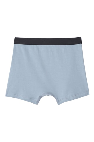 2 boxers - Gris et bleu