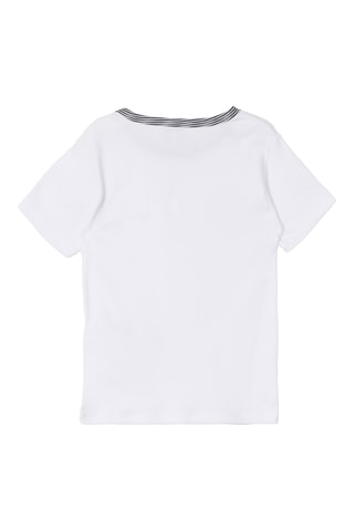2 t-shirts - Blanc et bleu