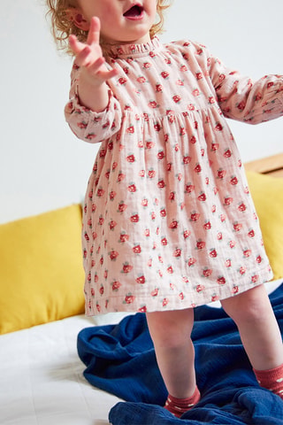 Robe - Rose et rouge