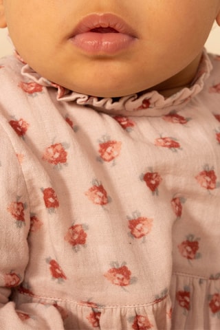 Robe - Rose et rouge