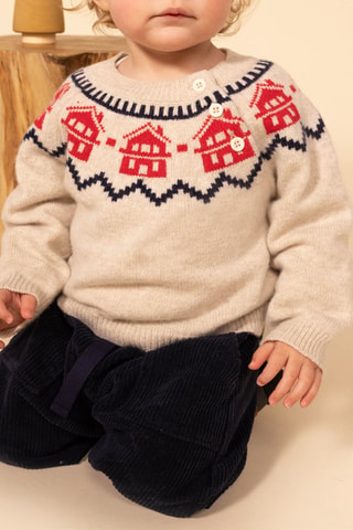 Pull en laine - Beige