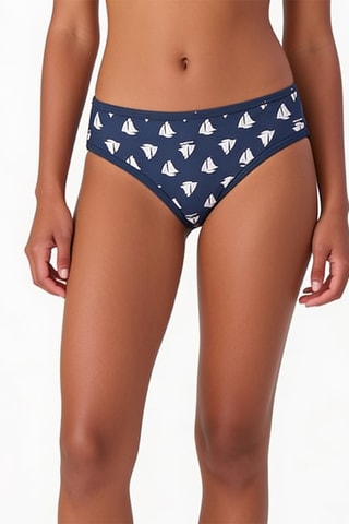 Culotte - Bleu marine et blanc