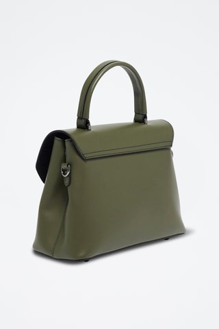 Bolso de piel de vaqueta Laurie - Verde
