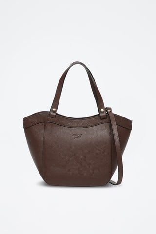 Bolso de piel Dana - Marrón