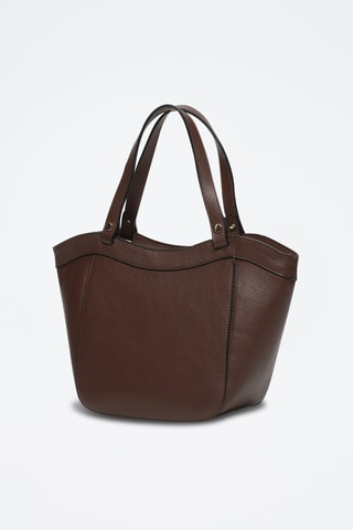 Bolso de piel Dana - Marrón