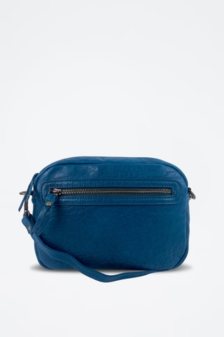 Bandolera de piel Maelys - Azul