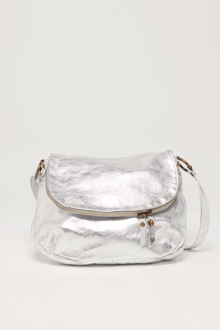 Bandolera de piel Lana - Plateado