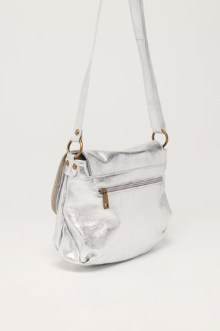 Bandolera de piel Lana - Plateado