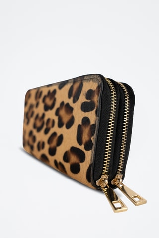 Cartera de piel Edge - Marrón