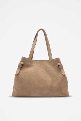 Bolso shopper de piel Gina Vera - Topo