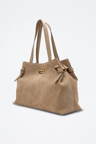 Bolso shopper de piel Gina Vera - Topo