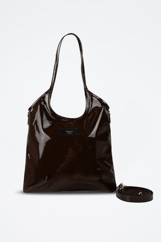 Bolso de piel Neven - Marrón