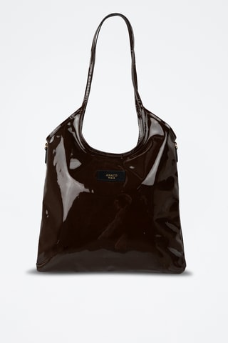 Bolso de piel Neven - Marrón